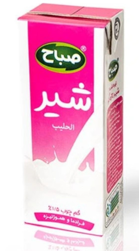 شیر استریل ۲۰۰ سی سی صباح بسته ۳۶ عددی