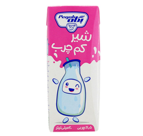 شیر 200 سی سی کم چرب پگاه باکس 27 عددی